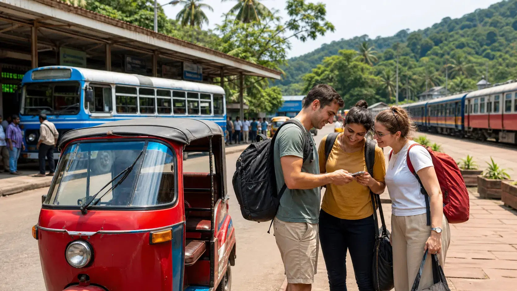 Getting Around Sri Lanka in 2026: Trains, Buses, Tuk-Tuks, PickMe, and Private Drivers Compared